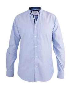 D555 Clarence Buttoned Down Oxford Shirt Blue