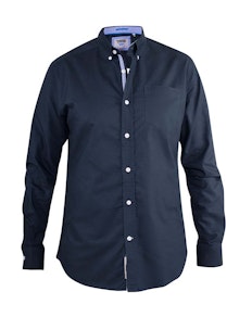 D555 Clarence Buttoned Down Oxford Shirt Navy