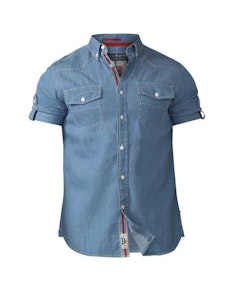 D555 Nathan Twin Pocket Shirt Denim Tall