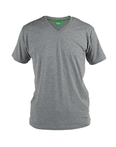 D555 Premium V -Neck T-Shirt Grey