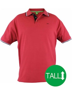 D555 Racer Red Polo Shirt