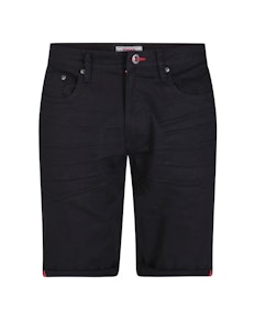 D555 Gilbert Stretch Canvas Shorts Black