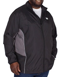 Bigdude Lightweight Contrast Showerproof Jacket Black