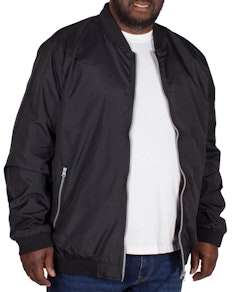 Bigdude Lined Bomber Jacket Black