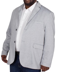 Tooting & Brow Textured Blazer Light Grey