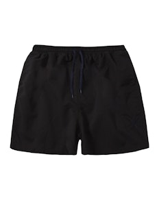 Embroidered Swim Shorts Black