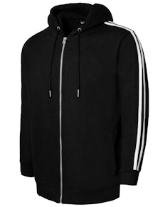 Bigdude Twin Stripe Hoody Black Tall
