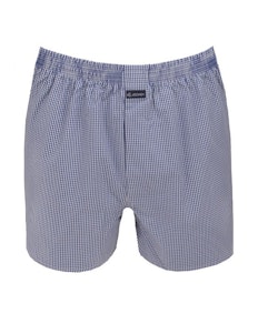 Jockey Mid Blue Check Boxer Short