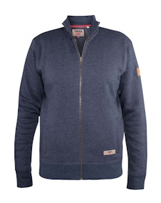 D555 Lamson Funnel Neck Full Zip Sweatshirt Navy