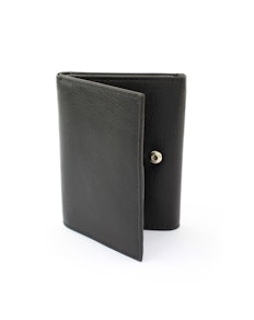 Sophos Tri Fold Leather Wallet Black