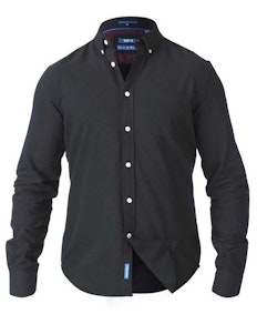 D555 Keenan Oxford Shirt Black Tall