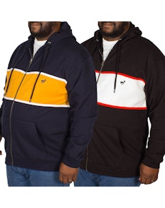 Bigdude Stripe Hoody Twin Pack Black/Yellow