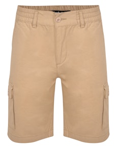 Bigdude Elasticated Waist Cargo Shorts Sand