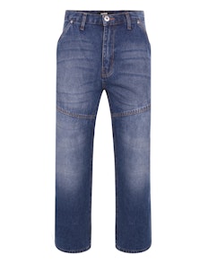 Bigdude Super Loose Relaxed Fit Jeans Mid Wash