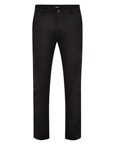Bigdude Stretch Chino Trousers Black