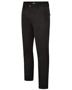 Bigdude Stretch Chino Trousers Black Tall