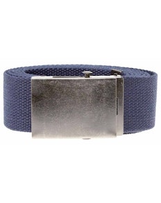 Bigdude Woven Canvas Belt Navy