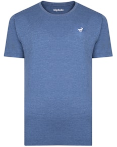 Bigdude Signature Crew Neck T-Shirt Denim Marl