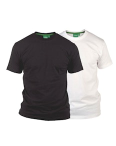 D555 Fenton Black and White Multipack T-Shirts