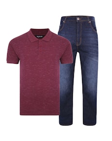 Bigdude Polo Shirt & Jeans Bundle 2