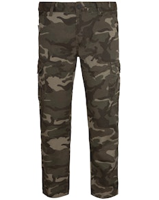 Bigdude Camo Cargo Trousers Green