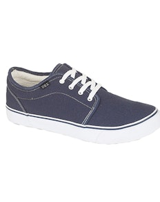 Canvas Lace Up Plimsolls Navy