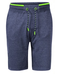 D555 Electra Ribbed Waist Fleece Shorts Navy