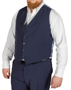 Hugo James Hazan Waistcoat Midnight Blue
