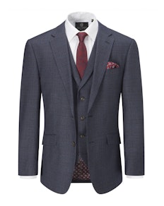 Skopes McGrath Check Jacket Navy