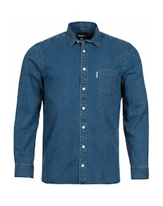 Replika Denim Long Sleeve Shirt Blue
