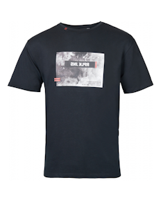 Replika Printed T-Shirt Black