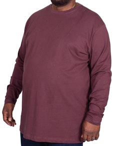 Espionage Plain Long Sleeve T-shirt Purple