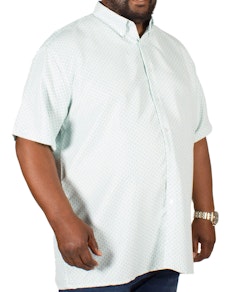 Fitzgerald Marcus Diamond Print Shirt Green/Blue