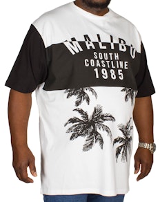 Kam Malibu Print T-shirt Black
