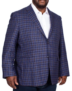 Skopes Delamere Check Blazer Blue/Wine