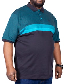 KAM Dobby Weave Polo Shirt Breeze