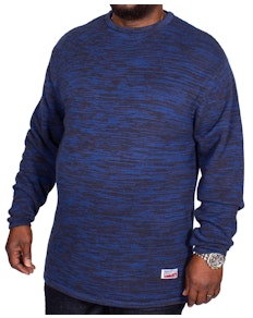 Replika Melange Knit Jumper Blue