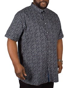 D555 Heath Floral Print Short Sleeve Shirt