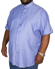 Espionage Oxford Short Sleeve Shirt Blue