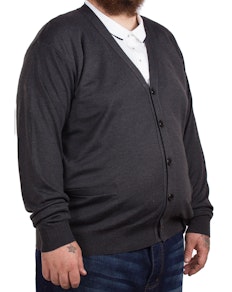 D555 Marsh Charcoal Buttoned Cardagian
