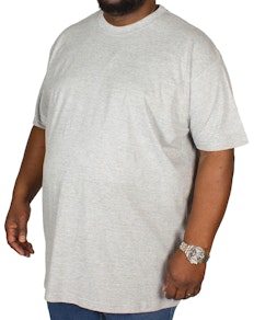 Bigdude Plain Crew Neck T-Shirt- Grey