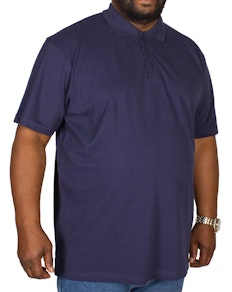 Bigdude Plain Polo Shirt- Navy