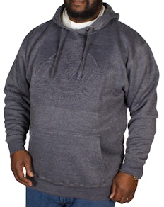 KAM Embossed Denim Hoody Denim
