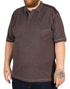 KAM Jersey Polo Shirt Charcoal