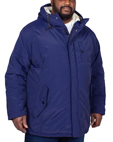 Bigdude Nantwich Sherpa Hood Parka Navy