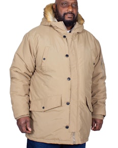 Bigdude Noel Parka Coat Stone