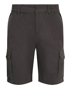 Bigdude Elasticated Waist Cargo Shorts Charcoal