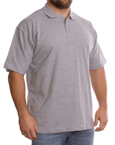 Grey Plain Polo Shirt