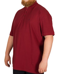 Farah Classic Pique Polo Shirt Burgundy