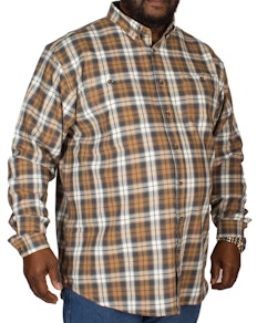 Espionage Twin Pocket Long Sleeve Shirt Taupe